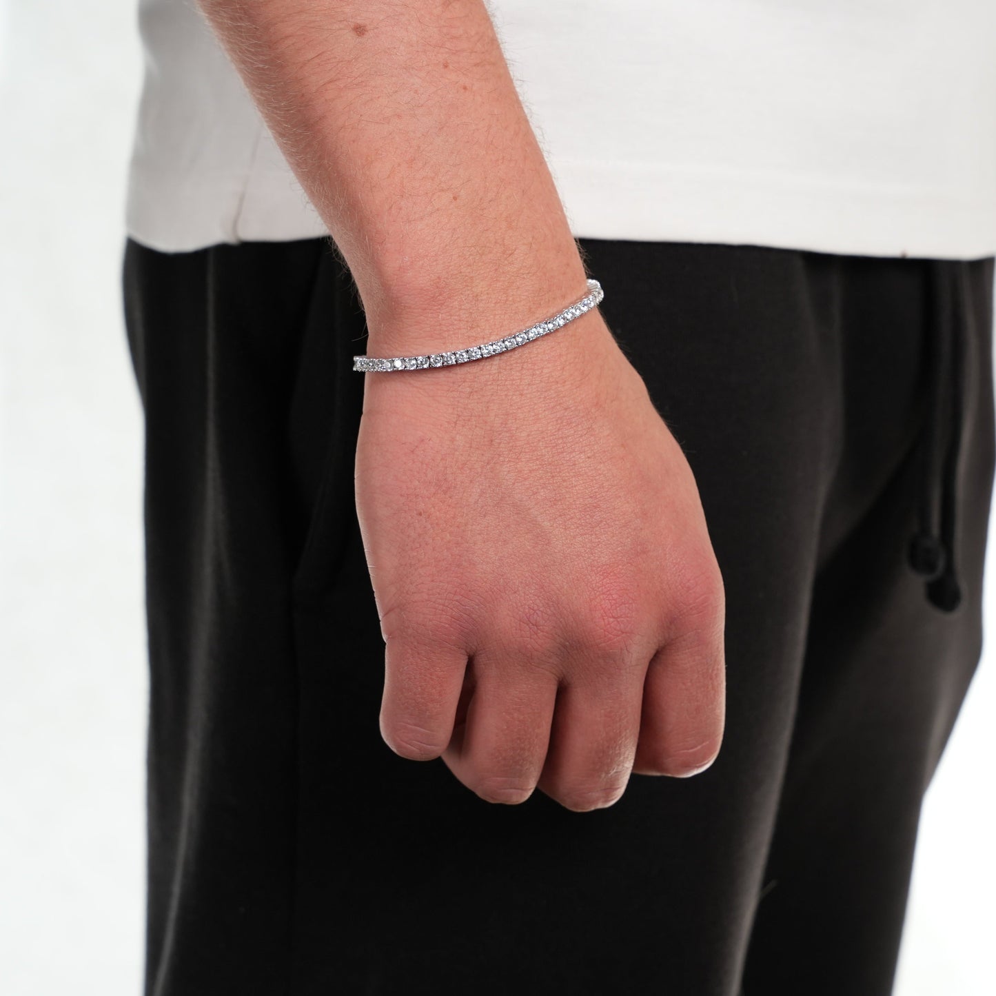 Tennis Bracelet (Silver) 3mm