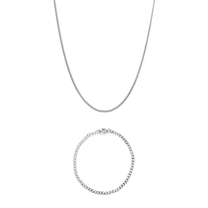 Cuban Set (Silver) 3mm