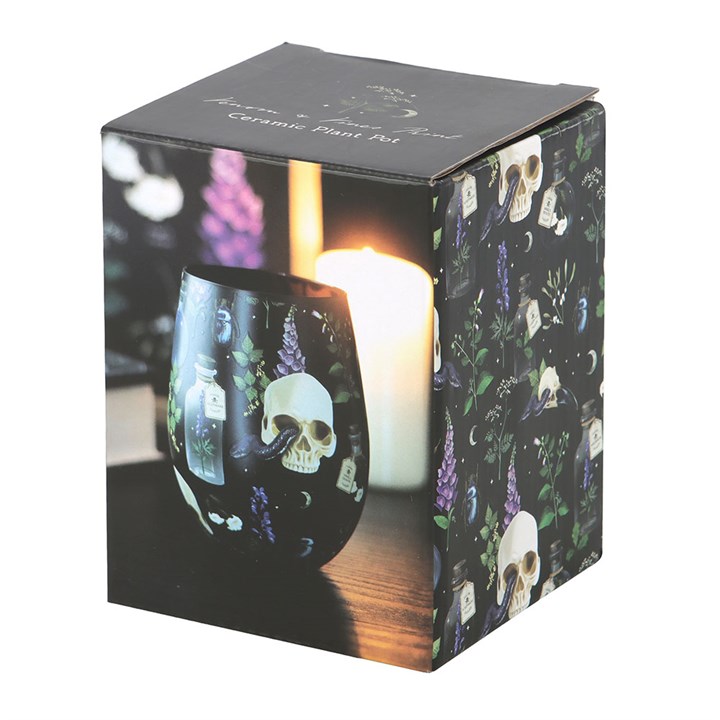 Venom & Vines Print Stemless Glass Sold by Funny Store