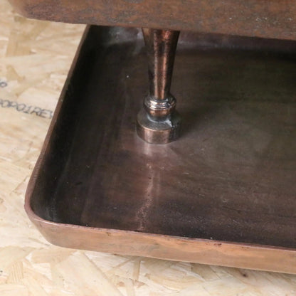 Vintage 2 Tier Serving Tray Copper