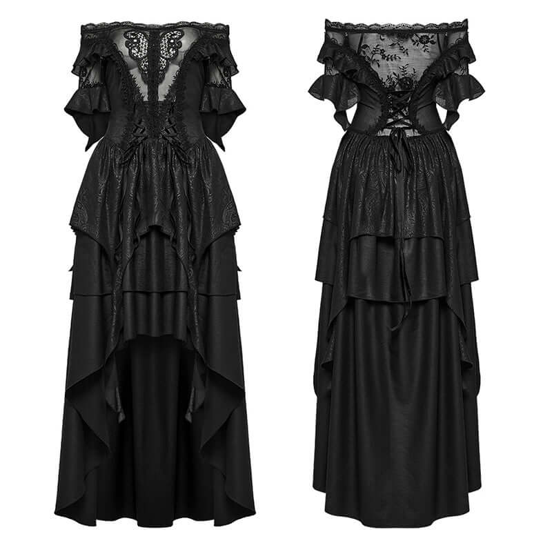 Punk Rave Jezebel Elf Off Shoulder Dress