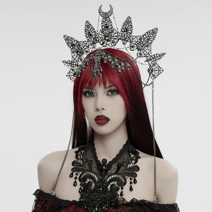 Punk Rave Nicandra Gothic Skull Crown
