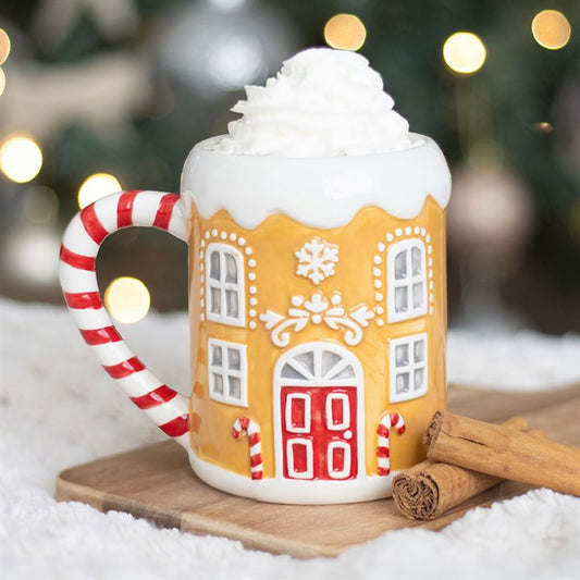 Candy Cane Gingerbread House Mug Sold by Funny Store