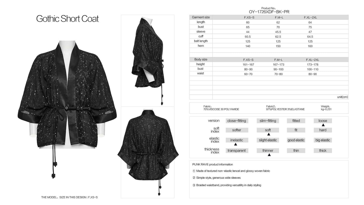 Punk Rave Augusta Short Coat