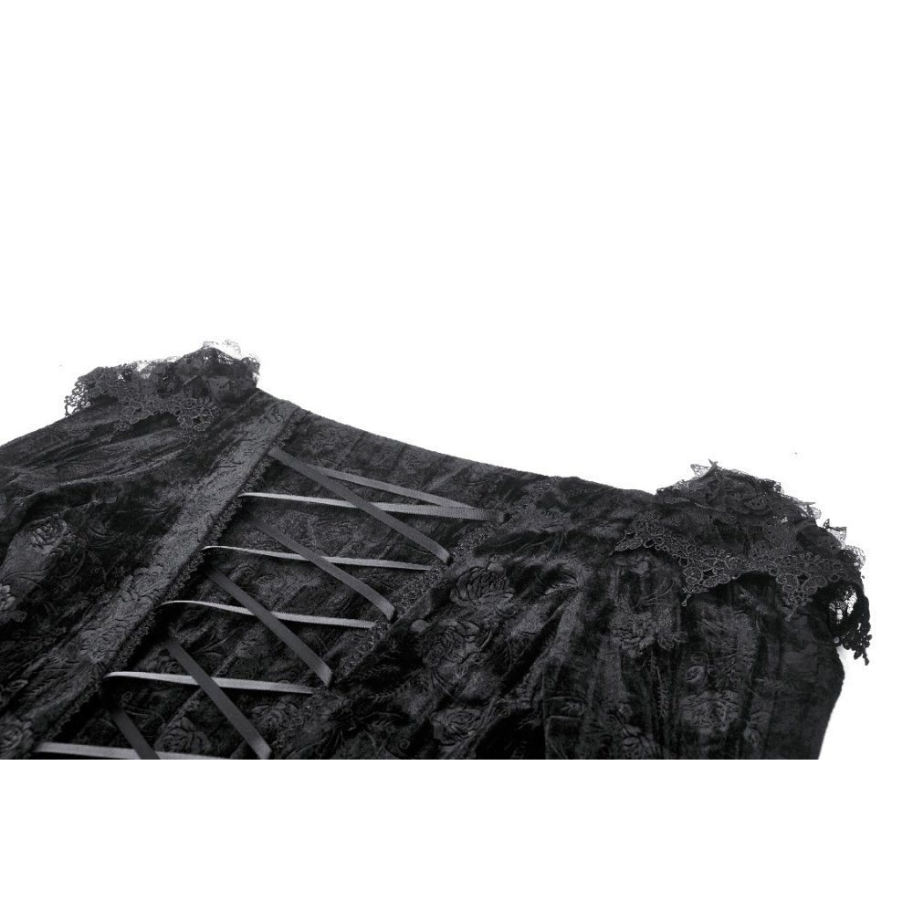 Dark In Love Zathura Off The Shoulder Lace Maxi Dress