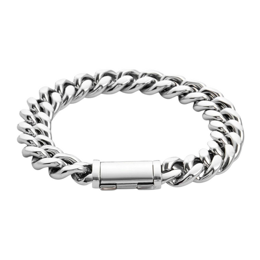 Miami Cuban Bracelet (Silver) 12mm