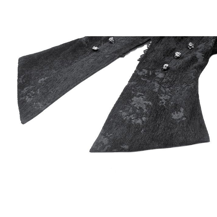 Dark in Love Arwen Black Brocade Jacket
