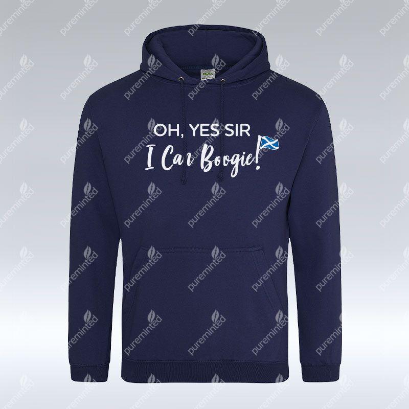 Oh Yes Sir - I Can Boogie - Oxford Navy Hoodie
