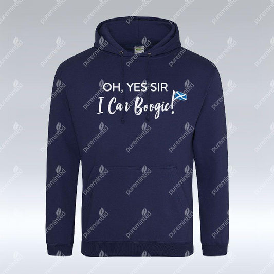 Oh Yes Sir - I Can Boogie - Oxford Navy Hoodie
