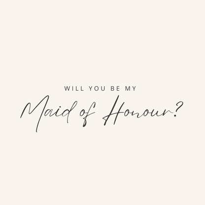 Bridesmaid Proposal Card