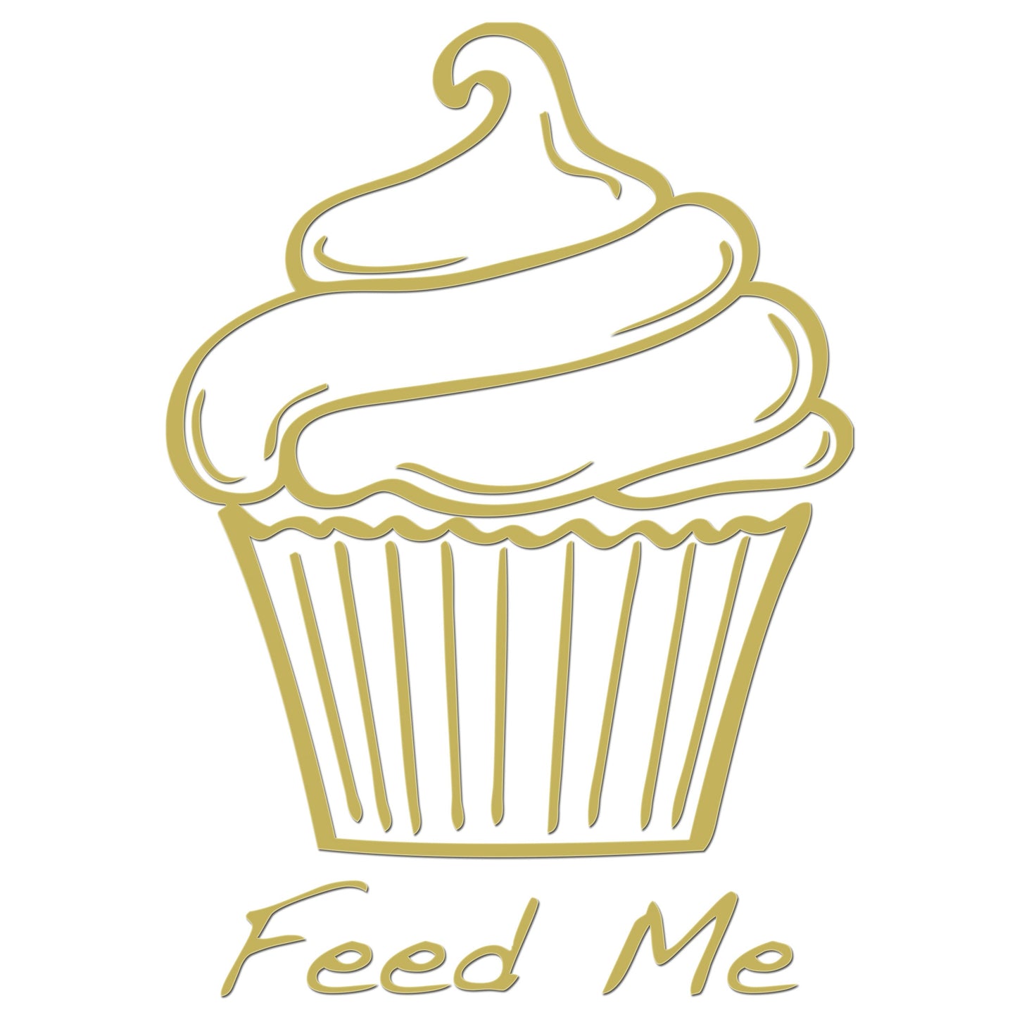 Cup Cake Iron On HTV Transfer