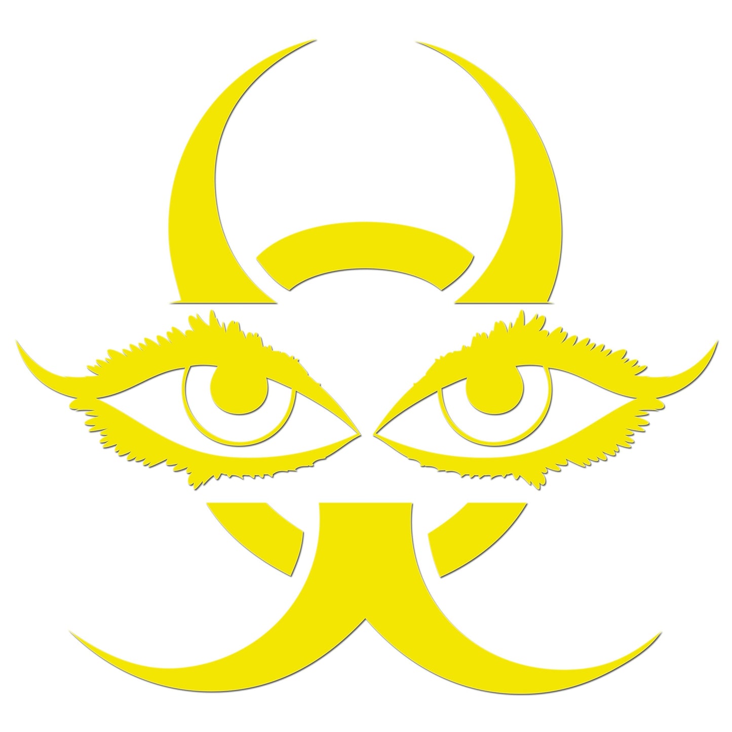 Chinese Devil Eyes Iron On HTV Transfer