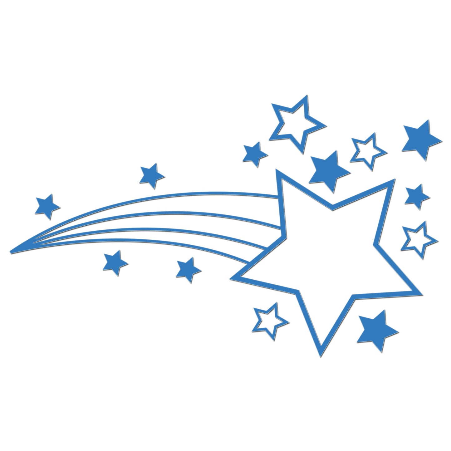 Shooting Stars Iron On HTV Transfer