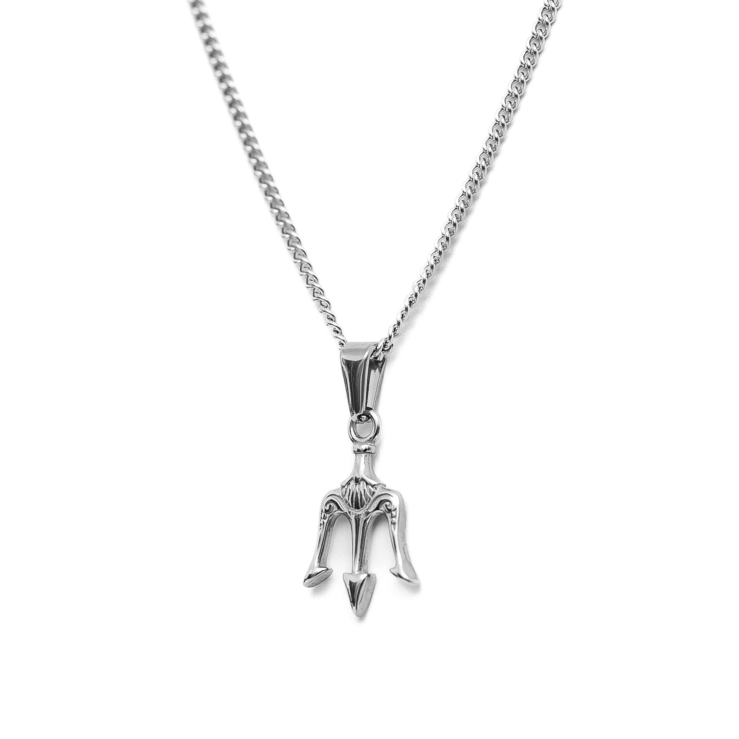 Trident Pendant (Silver)