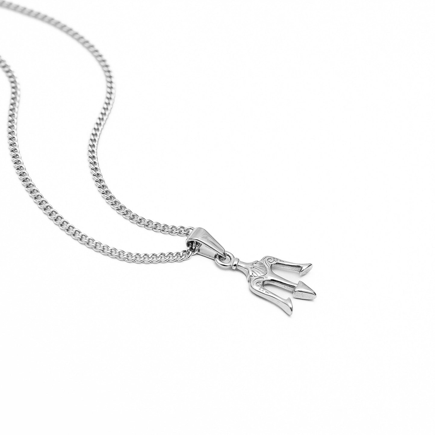 Trident Pendant (Silver)