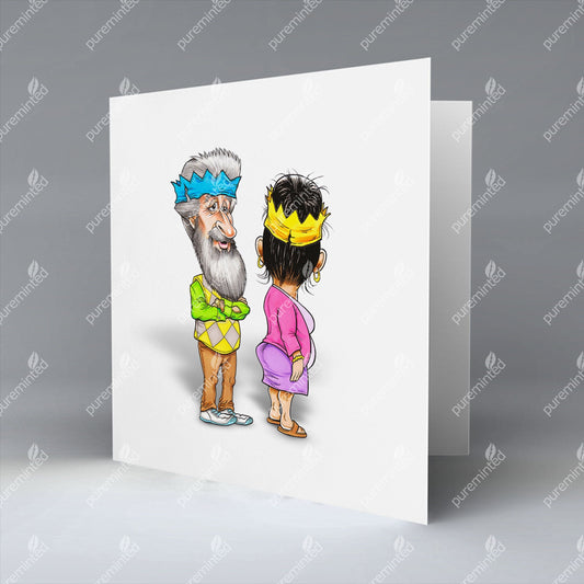 Mr and Mrs Christmas Card