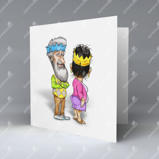 Platinum Mr & Mrs - Christmas Card