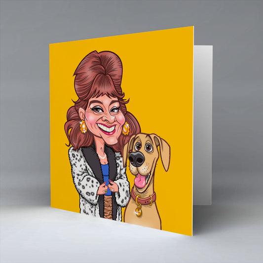 Posh Bird - Greetings Card