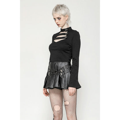 Dark in Love Zyla Edgy Minimalist Multi-Way Top