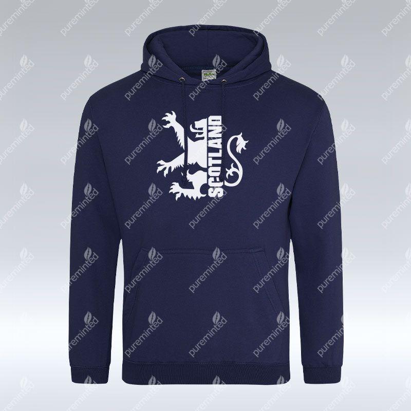 Scotland Lion - Oxford Navy Hoodie