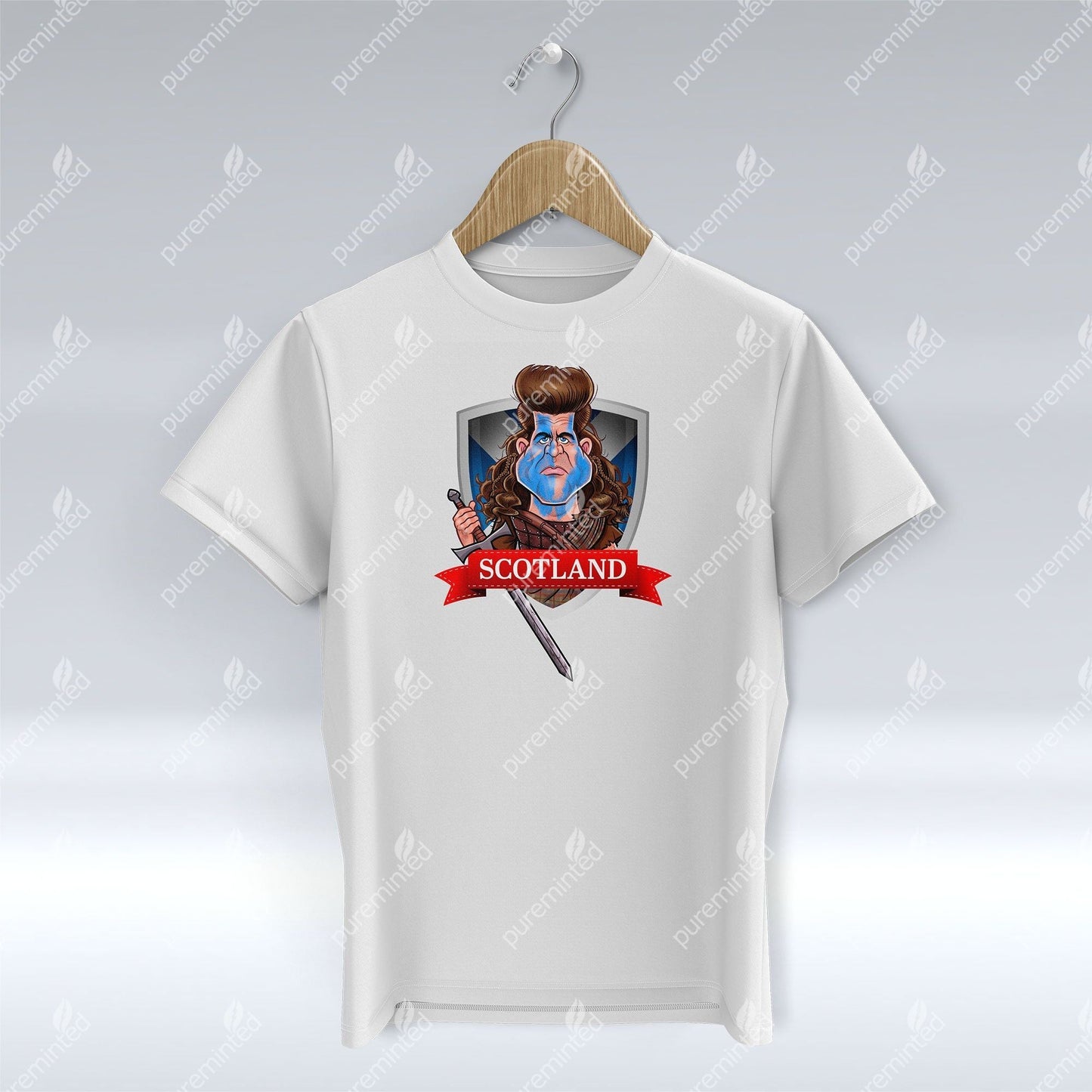 William Wallace - Scotland Shield T-Shirt