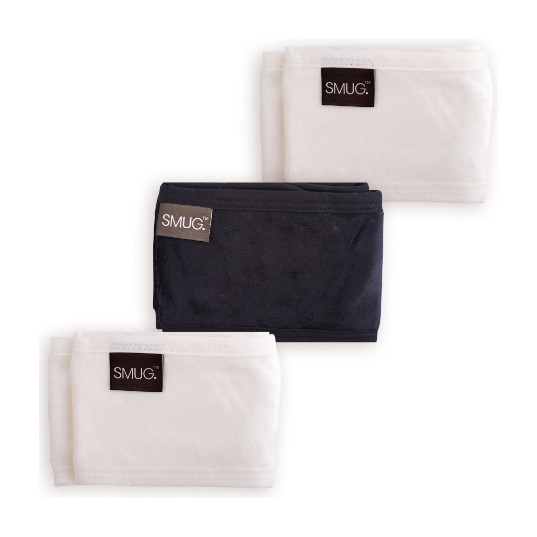 Spa Headbands Set - Black & White