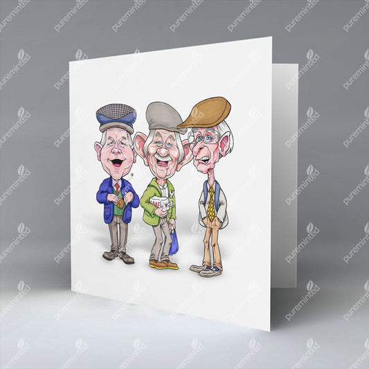 Boozin' Buddies Greetings Card