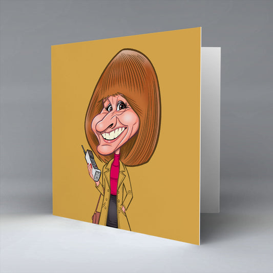 The Banker Beauty - Greetings Card