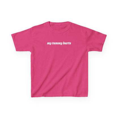 My Tummy Hurts embroidered baby tee