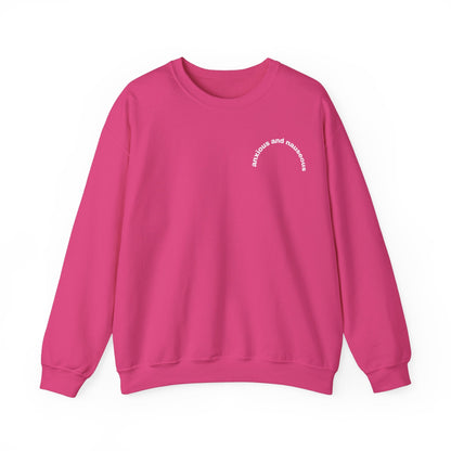Anxious & Nauseous embroidered crewneck sweatshirt