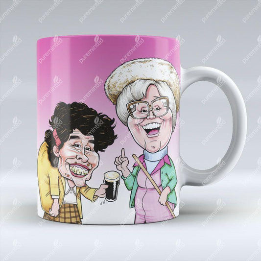 Wait til ah tell ye - Pink Mug