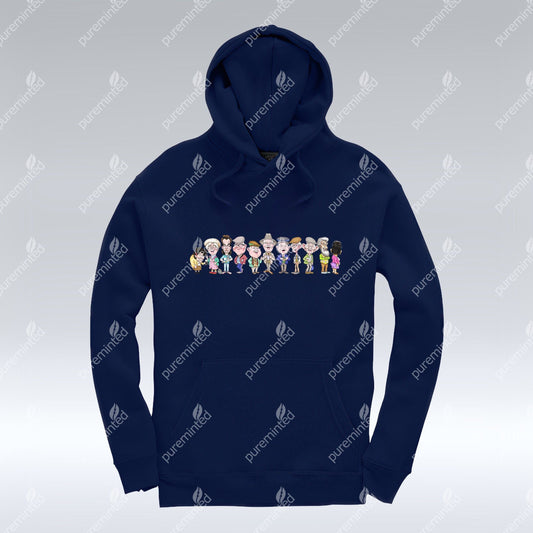The Whole Gang - Oxford Navy Hoodie