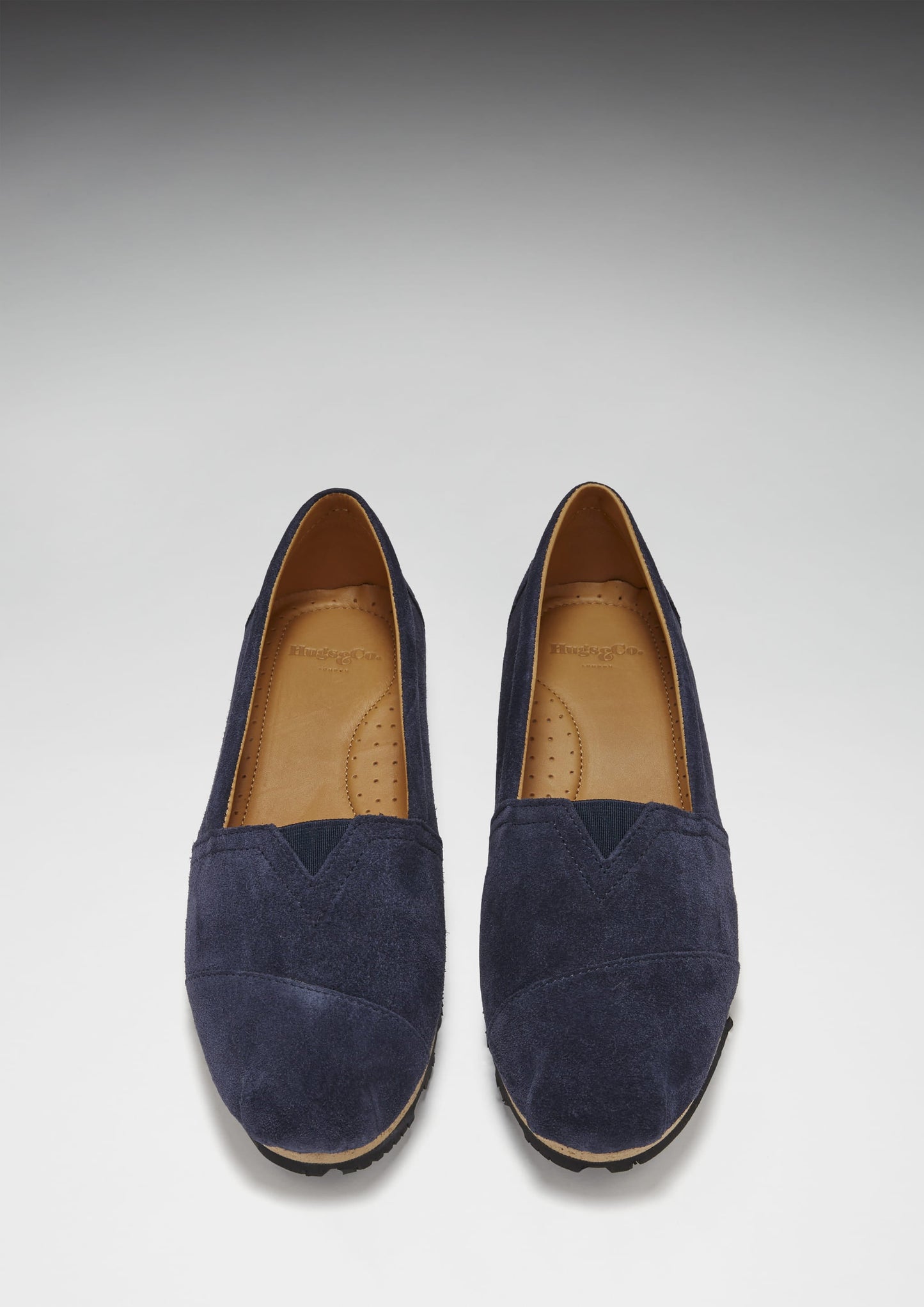 Women's Chukka Espadrilles, navy blue suede