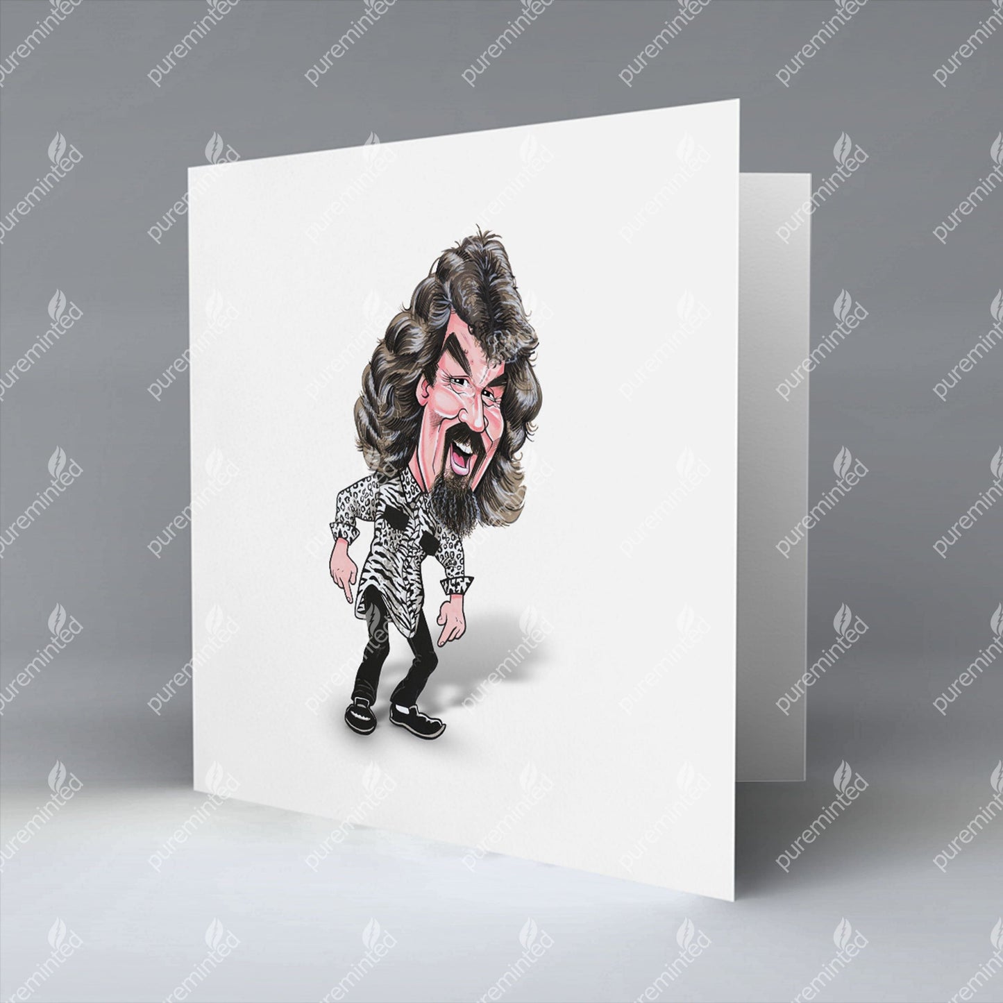 Zebra Billy - Greetings Card